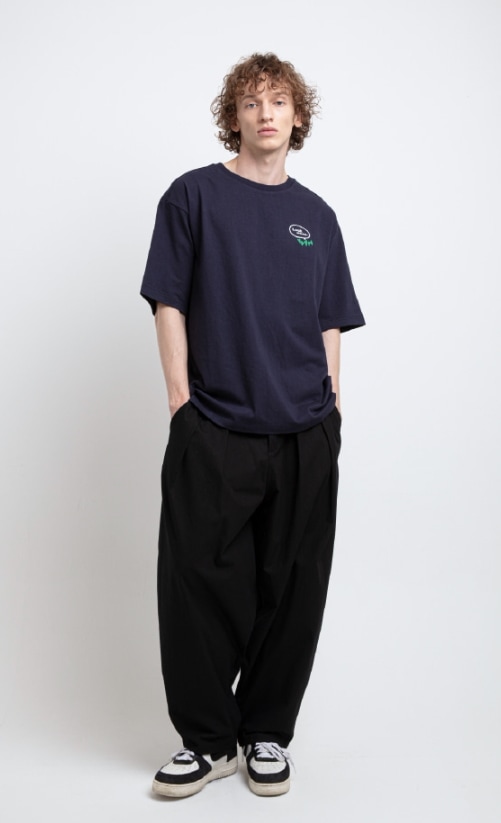 daub X OH MY GIRL ヒョジョン メンズ ラウンド Tシャツ メランジ