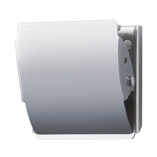 (まとめ) プラス マグネットクリップ ホールド Lシルバー CP-047MCR 1個 (×30セット)