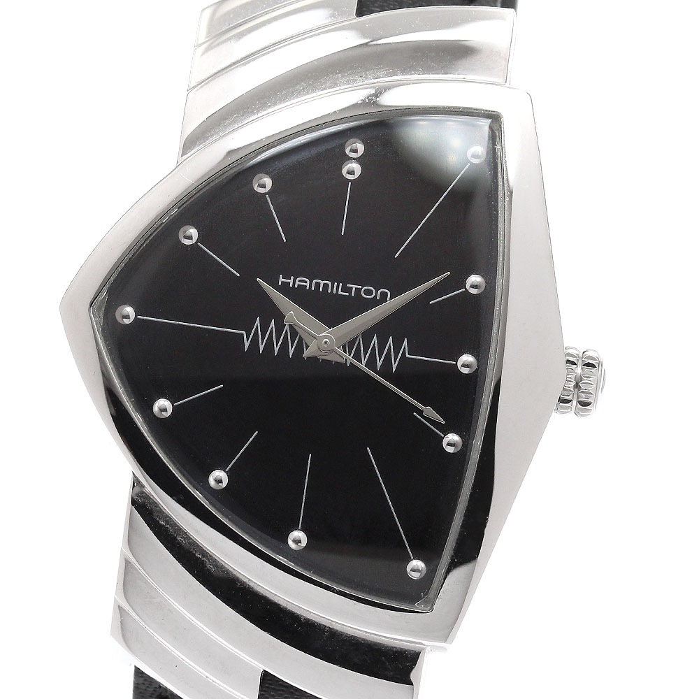 ハミルトン HAMILTON H244112 ベンチュラ クォーツ メンズ 保証書付き_938965【中古】