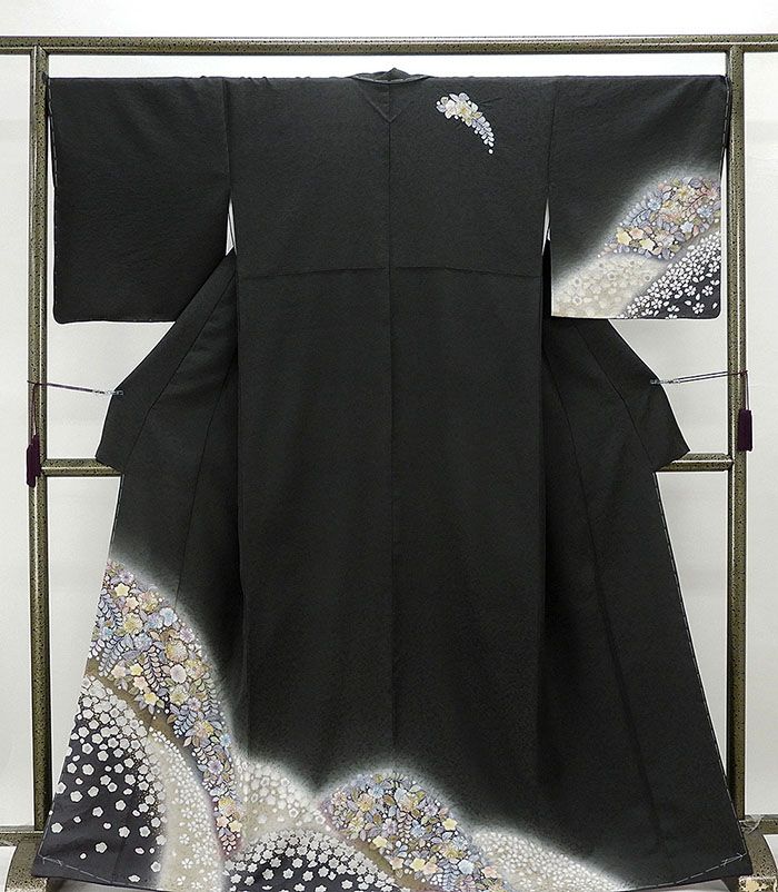 訪問着 新品仕立済 正絹 辻が花 訪問着 身丈165cm 裄丈68cm 新品 ...