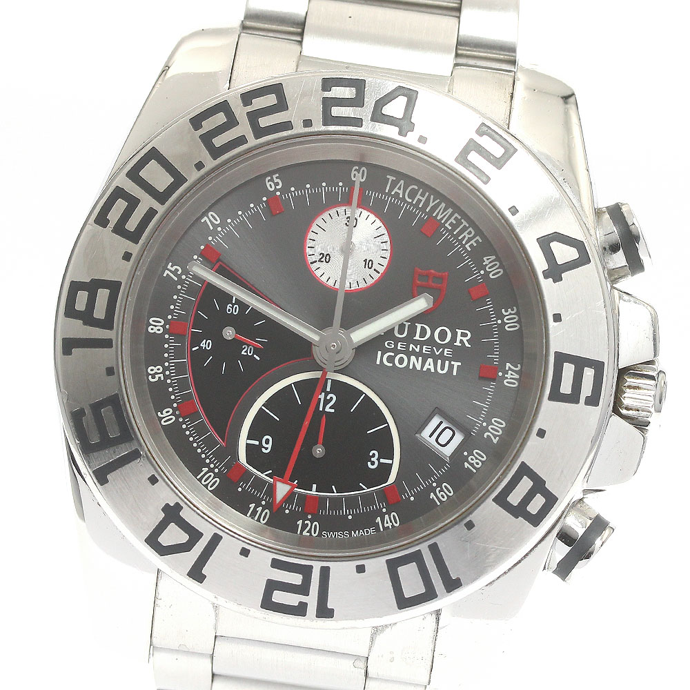 チュードル TUDOR 20400 スポーツコレクション アイコノート GMT クロノグラフ 自動巻き メンズ _877979【中古】