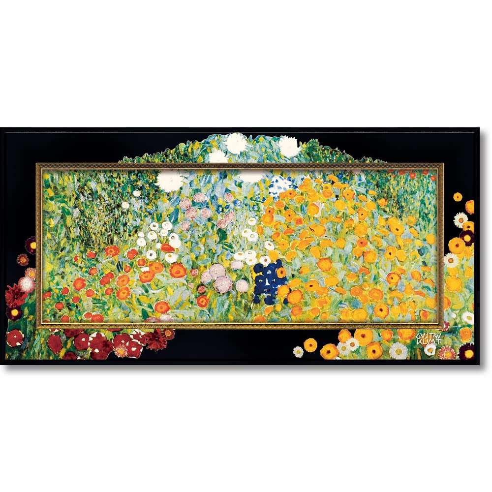 ユーパワー ビッグアートフレーム ～名画ハイグロスシリーズ～ クリムト「フラワーガーデン」 BA-10067 5,811円