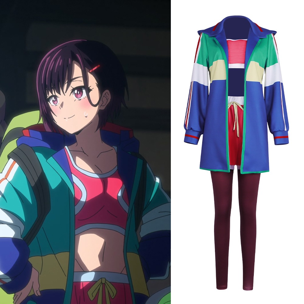 【速達!】ゾンビ100%コスプレ服天道輝三日月閑コスプレアニメ舞台パフォーマンス服スポーツスーツ