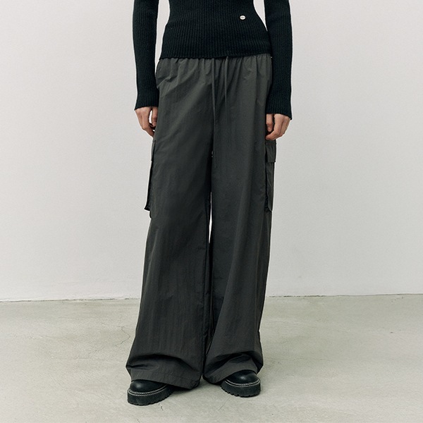 POCKET CARGO PANTS CHARCOAL