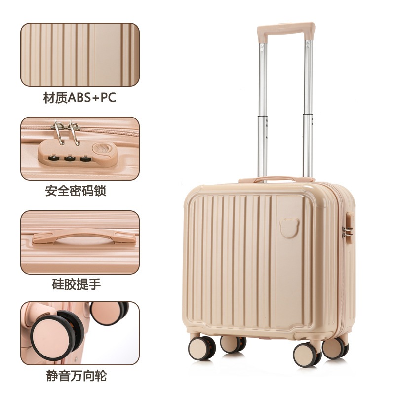 おしゃれ 寸 機内持ち込みケース くま スーツケース 静音 多方向キャスター パスワードケース キャリーバッグ 遊び 多方向キャスター 耐久性