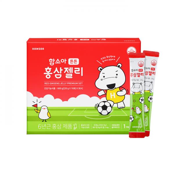 ハムソア 幼児用 丈夫 紅参 ゼリー 30p 함소아 유아용 튼튼 홍삼 젤리 30p