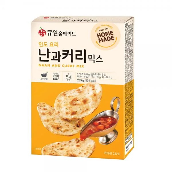 キューワン ホームメイド 蘭菓カレーミックス 큐원 홈메이드 난과 커리믹스