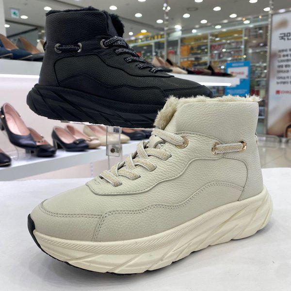 女性防寒スニーカー YADWSB835836BKWH HSIH1A GN