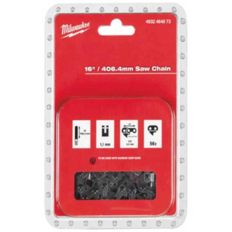 ミルウォーキーツールジャパン合同会社　406mm(16インチ)チェーンソーヨウチェーン　4932464873