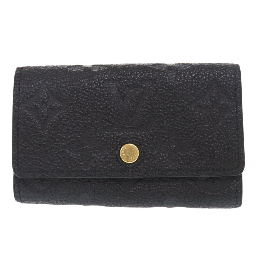 美品 ミュルティクレ 6 モノグラム アンプラント M64421 キーケース モノグラムアンプラント ノワール LV 1714【中古】 レディース