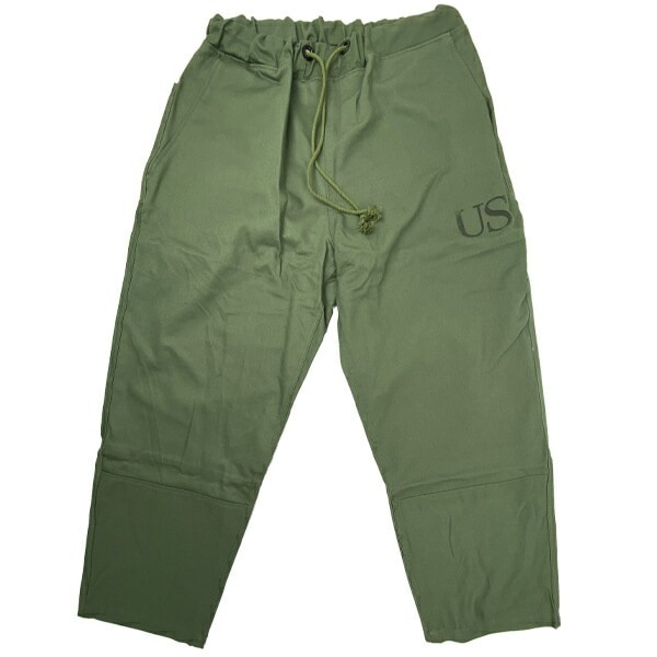 オッドメント ランドリーバッグ イージーパンツ ワイドパンツ オリーブ アメリカ軍 lbs-lpants