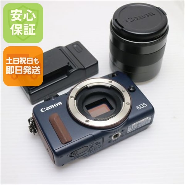 新品同様 EOS M2 レンズキット ベイブルー ミラーレス一眼 Canon 121