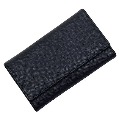 プラダ PRADA キーケース レザー ネイビー メンズ t18984a 【公式通販】