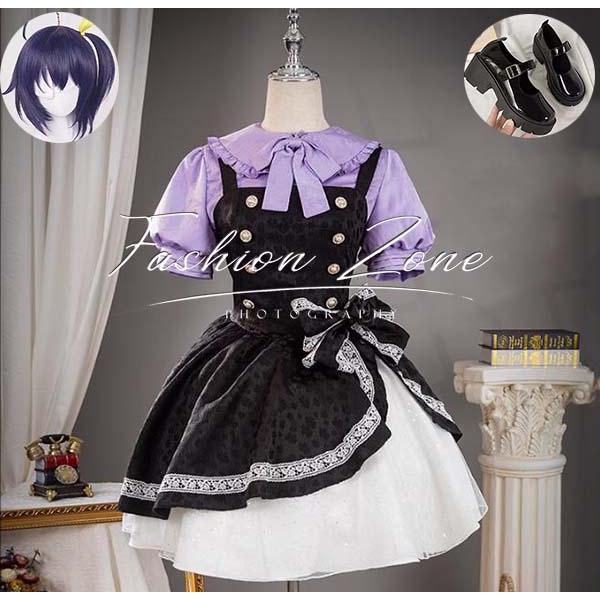 中二病でも恋がしたい 風 小鳥遊 六花 哥特服 コスプレ衣装 ウィッグ 靴 cosplay ハロウィン 演出服 変装