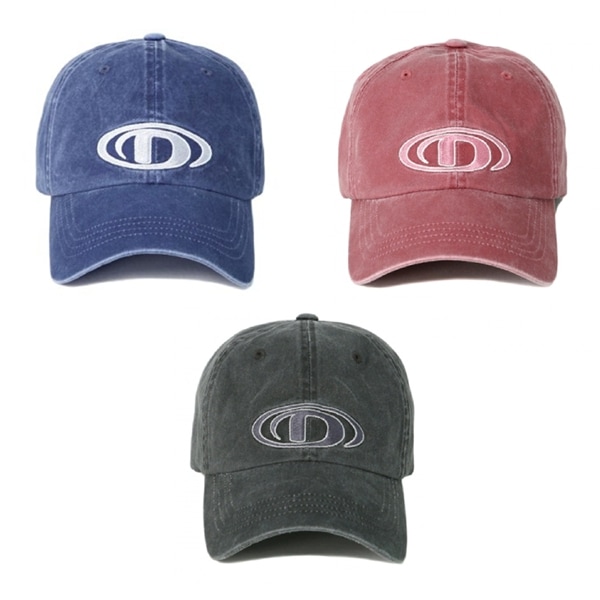 ウォッシュドアイコニックロゴキャップ