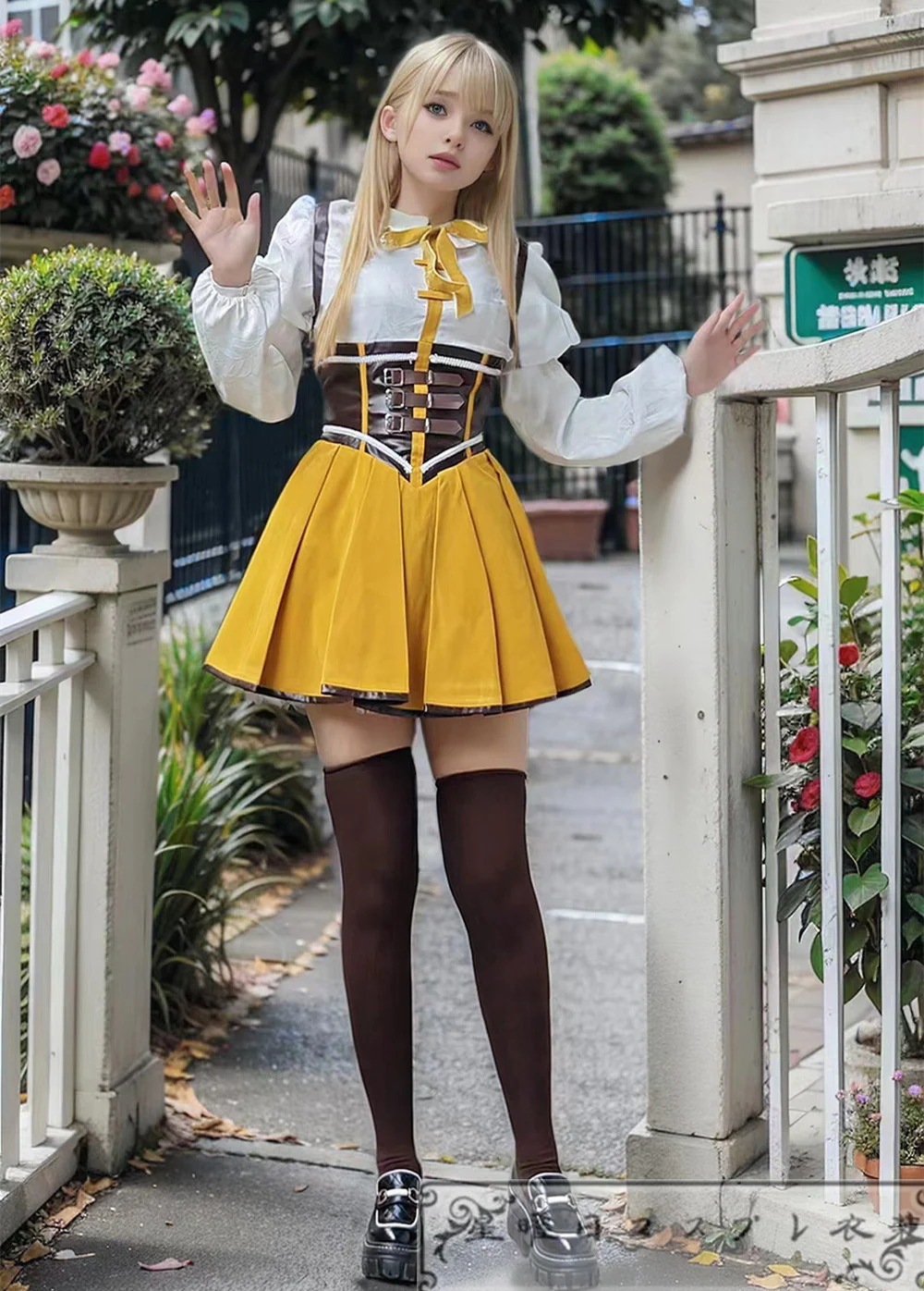 在庫品 魔法少女まどかマギカ 巴マミ コスプレ衣装 コスチューム ハロウィン 変装 仮装