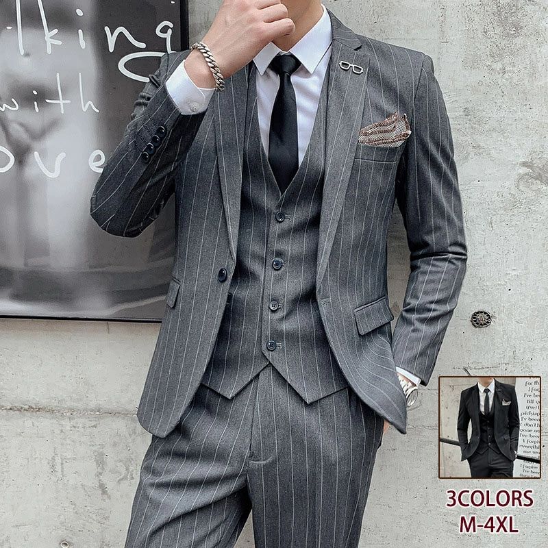 【新品追加】【新発売記念価格！】メンズ スーツ 結婚式 スーツ 3ピース スリーピース スリム ビジネス スーツ スーツ 結婚式 春夏スーツ ストレッチ フォーマルスーツ 男性 スリム スーツ メンズ