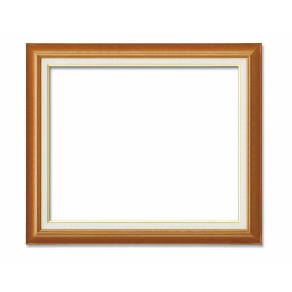 [油額]油絵額/キャンバス額/木製油絵額/茶色油絵額 M20号（727x500mm）チーク