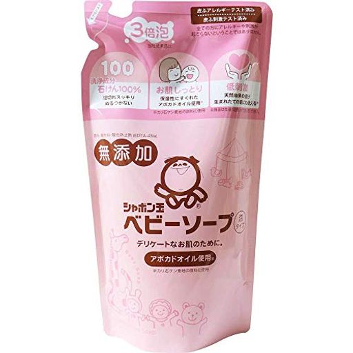 シャボン玉石けん ベビーソープ泡タイプ 詰め替え 400ml×6個