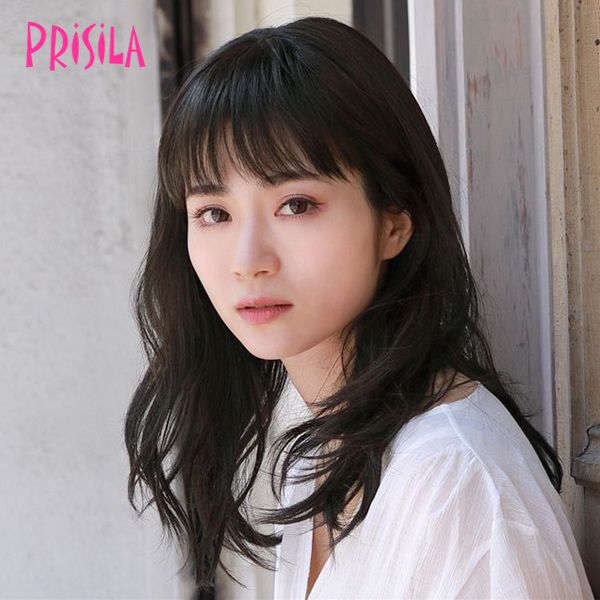 プリシラ オールウィッグフレイウェーブセミディA-706耐熱 (送料無料) PRISILA フルウィ