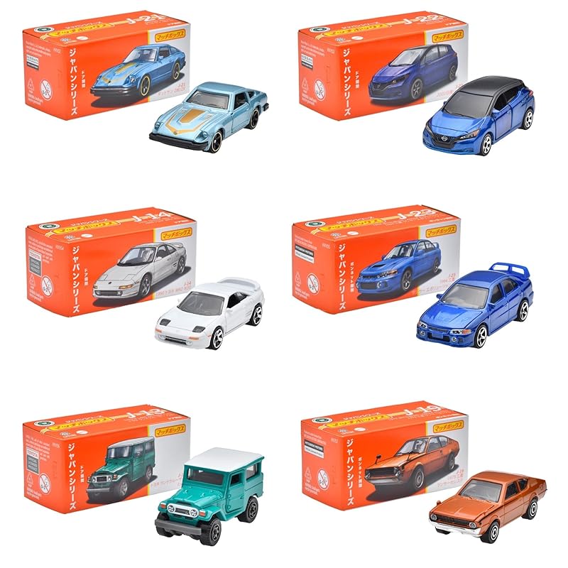 マッチボックス(Matchbox) ジャパンシリーズ アソート ミニカー 12台入り BOX販売 乗り物おもちゃ 3歳から 986F-HFF78