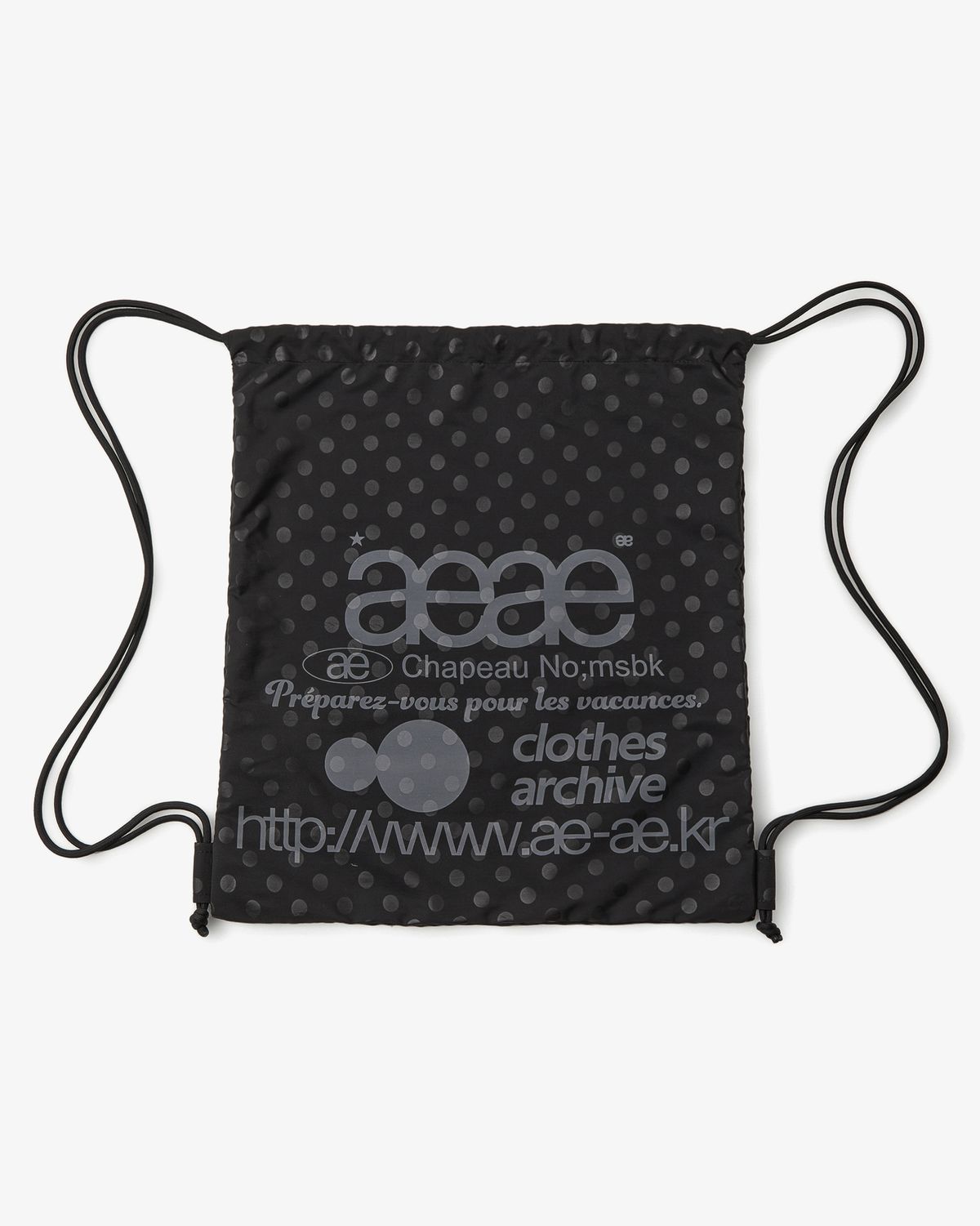 Qoo10 aeae WEB LOGO GYMSACK バッグ