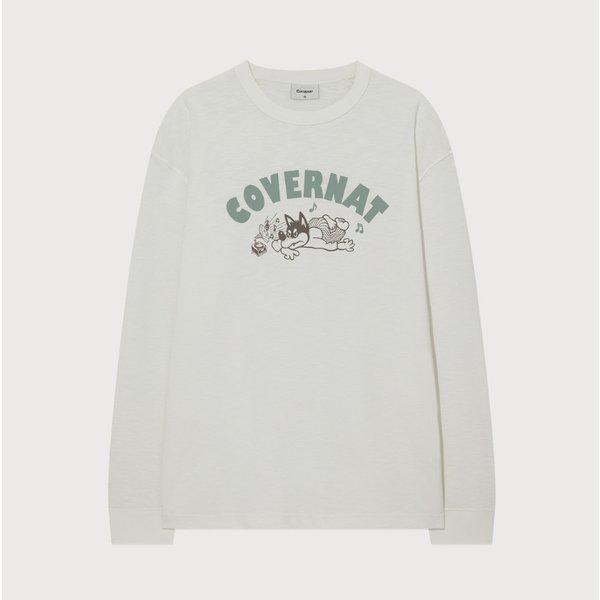 スラブ ヴィンテージ グラフィック 長袖 共用 B1 CO2503LT24 OW MA