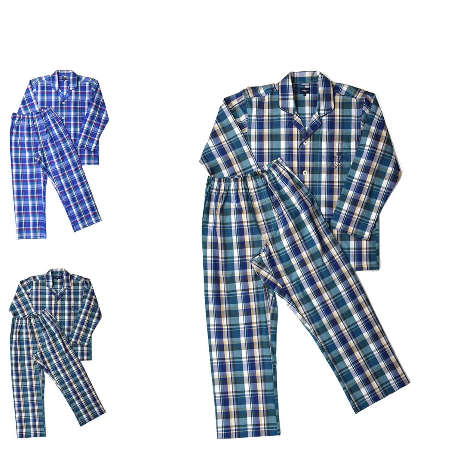 ルームウェア 部屋着 パジャマ セットアップ ナイトウェア メンズ 前開き 上着