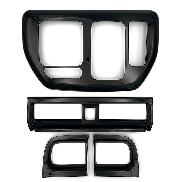 新型 フリード GT系 アクセサリー カスタム パーツ 内装 シフトベース パネル サイド ダクト パネルセンター セット(シフト・サイド・センターセットセット (ピアノブラック))