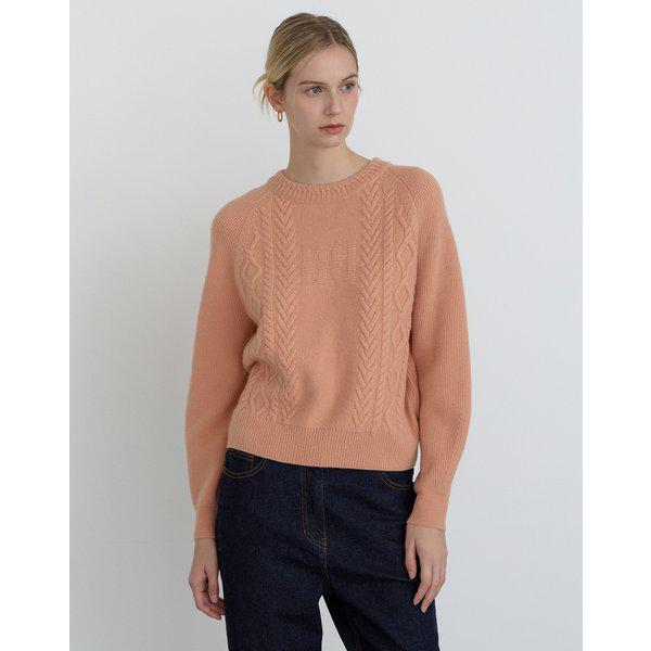 [24FW] [ウールカシミア]オレンジケーブル&DDロゴニット DLSW4D915O2 24,062円