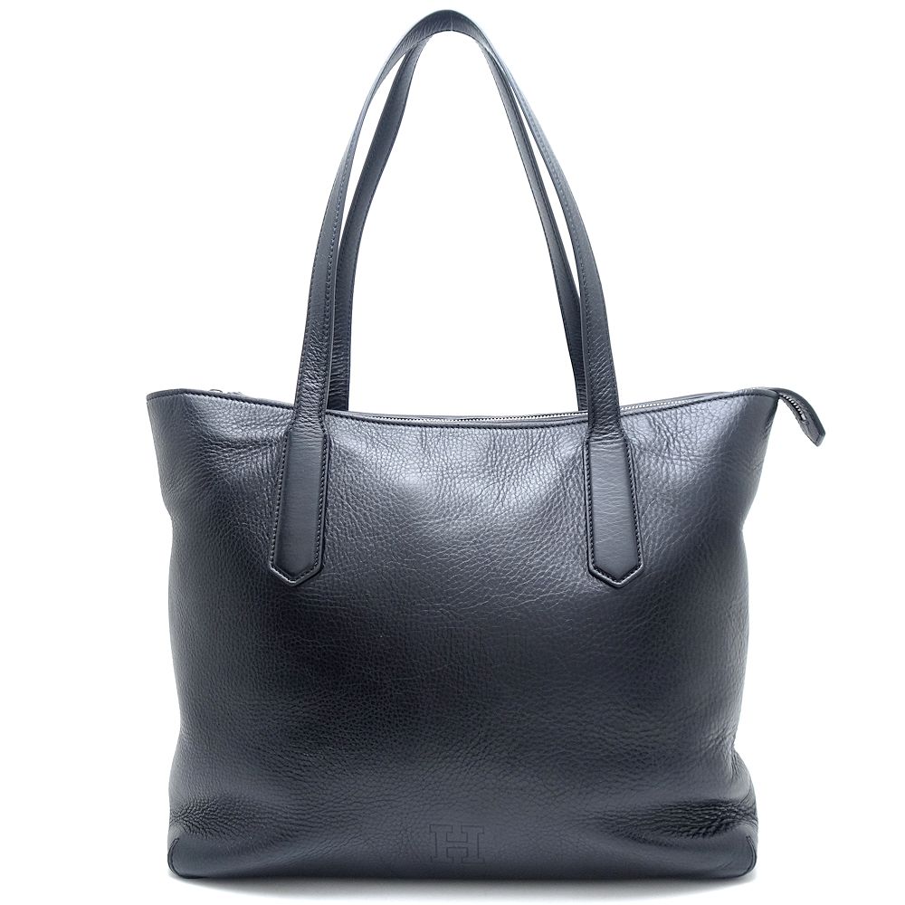 トートバッグ レザー ブラック/351650【中古】