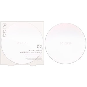 KiSS(キス) マットシフォン フィニッシングルースパウダー02 ナチュラル 14g セミマット テカリを抑えてメイク持ちアップ