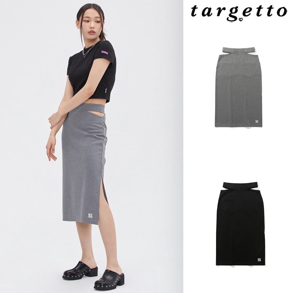 [TARGETTO] SLIT LONG SKIRT