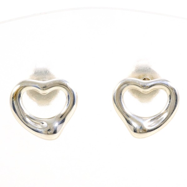 ティファニー オープンハート シルバー ピアス 総重量約2.0g ジュエリー 中古