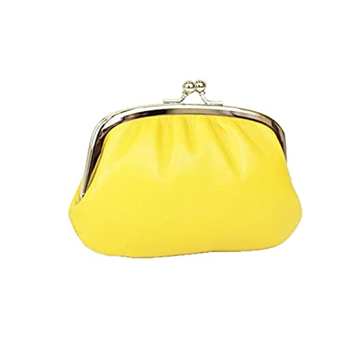 牛革親子がま口 黄 09-0004