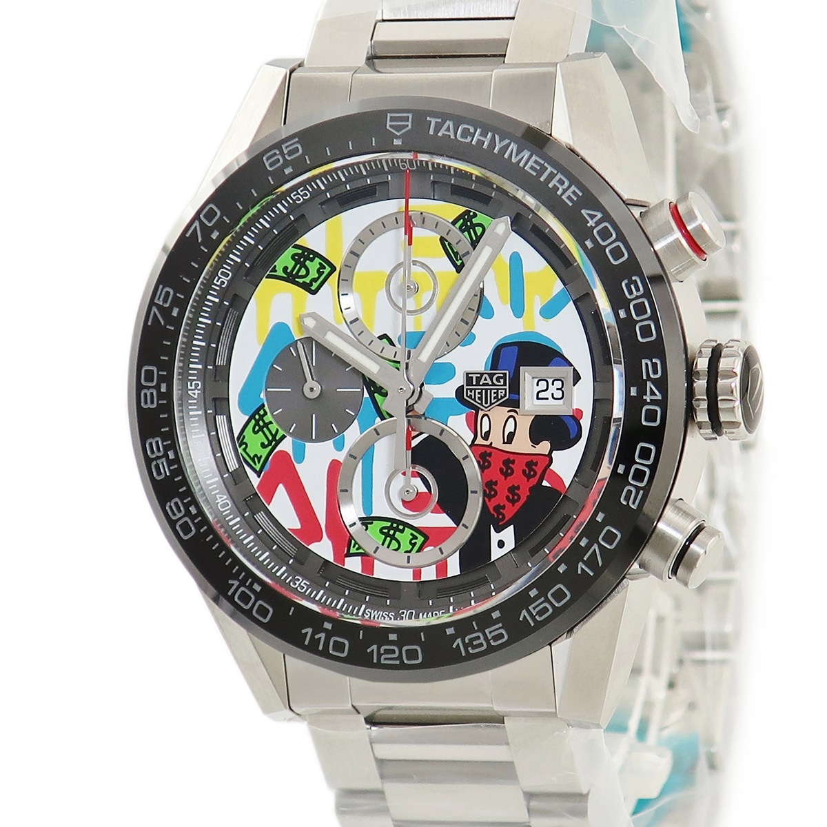 カレラ キャリバーホイヤー01 クロノグラフ アレックモノポリー CAR201AA.BA0714 自動巻き メンズ 未使用 限定 3年保証