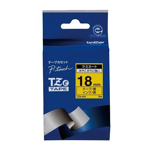 （まとめ買い）ピータッチテープ18mm黄/黒 TZE-641 00009871 [x3] 4,851円