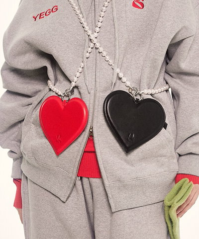 Qoo10 YEGG Heart wallet bag ミニ Qoo10 YEGG Heart wallet bag ミニ