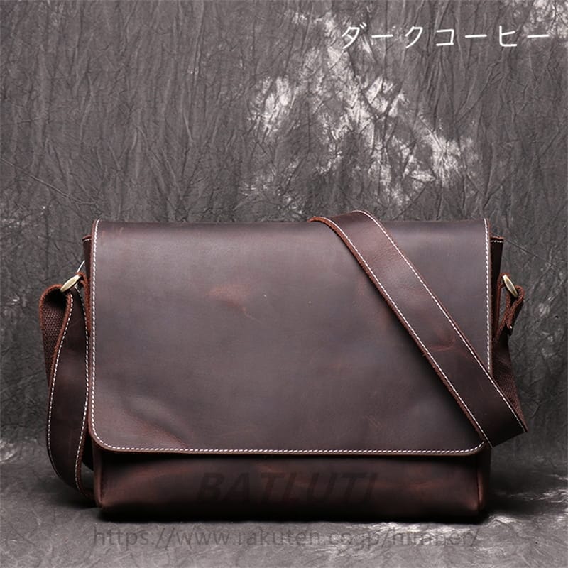 『目玉新商品』 上層ｘカンバスメンズ　ショルダーバッグ メッセージバッグ