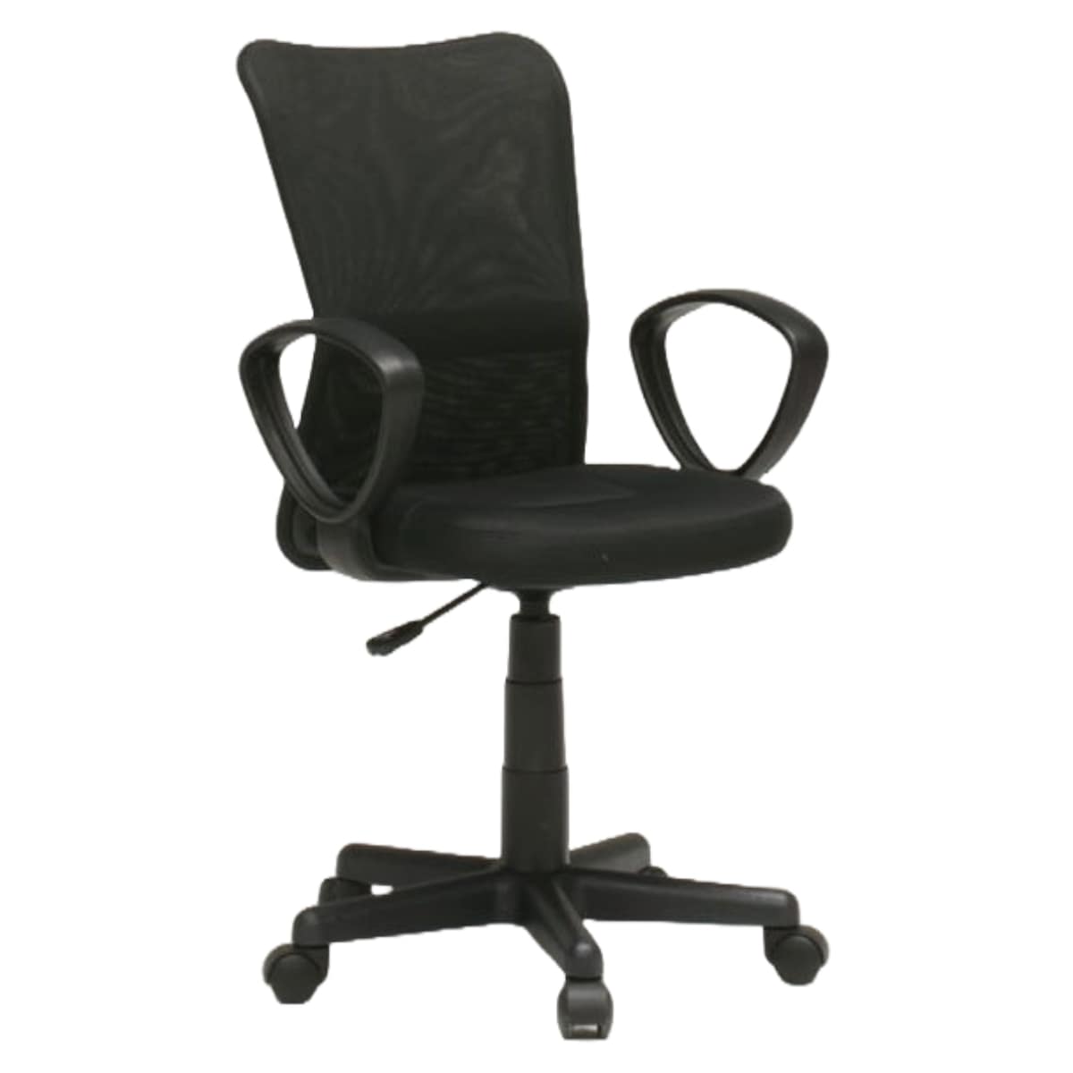 オフィスチェア メッシュ 肘付タイプ 座面高42ー54cm ガス圧チェア ルーア ワークチェア パソコンチェア キャスター付き 学習椅子 肘掛け 高さ調節 チェア チェアー イス 椅子 いす 9,980円