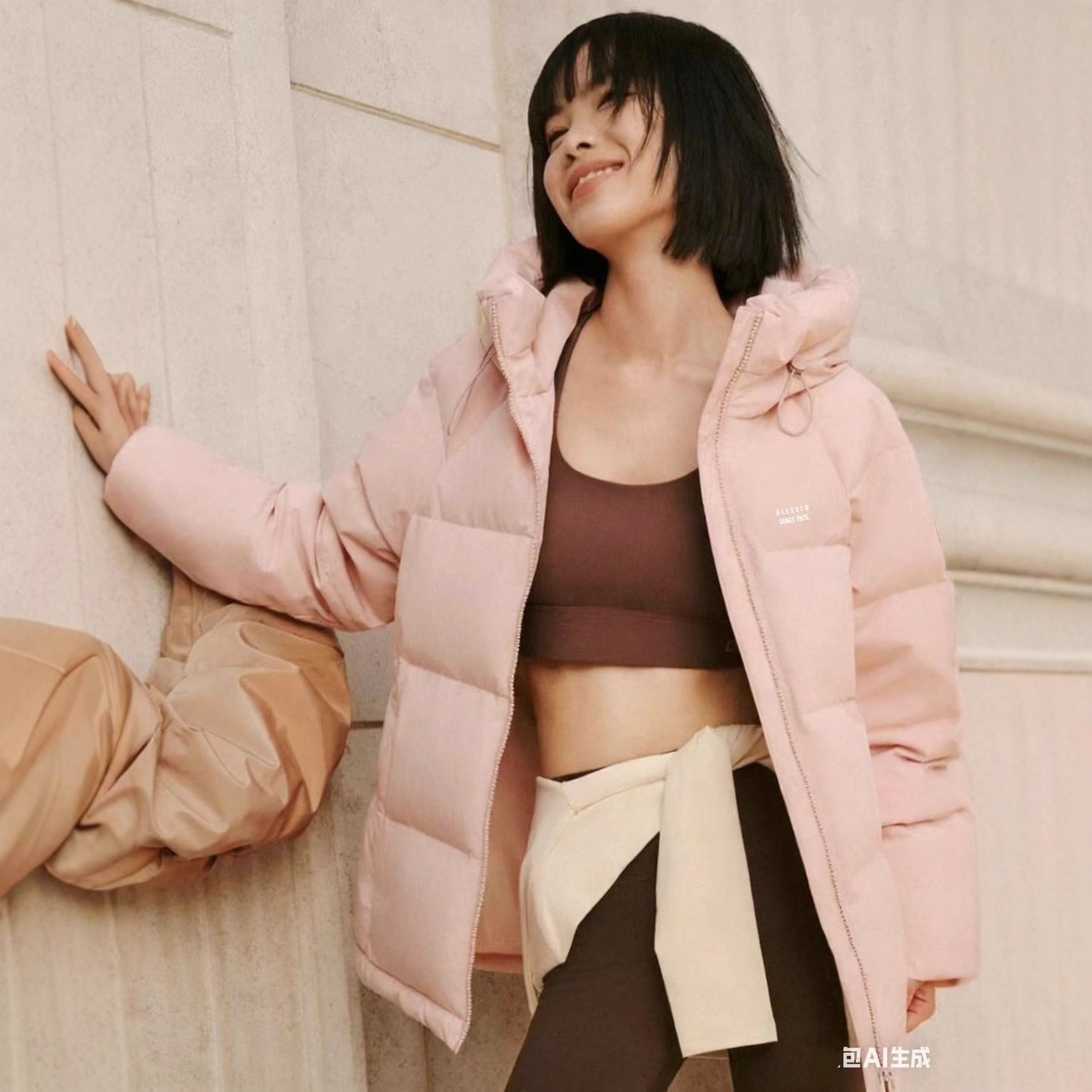 レディースショートダウンジャケット新しい秋冬スタイルファッショナブル暖かい多用途フード付きカジュアル小柄な女性のための厚手のコート