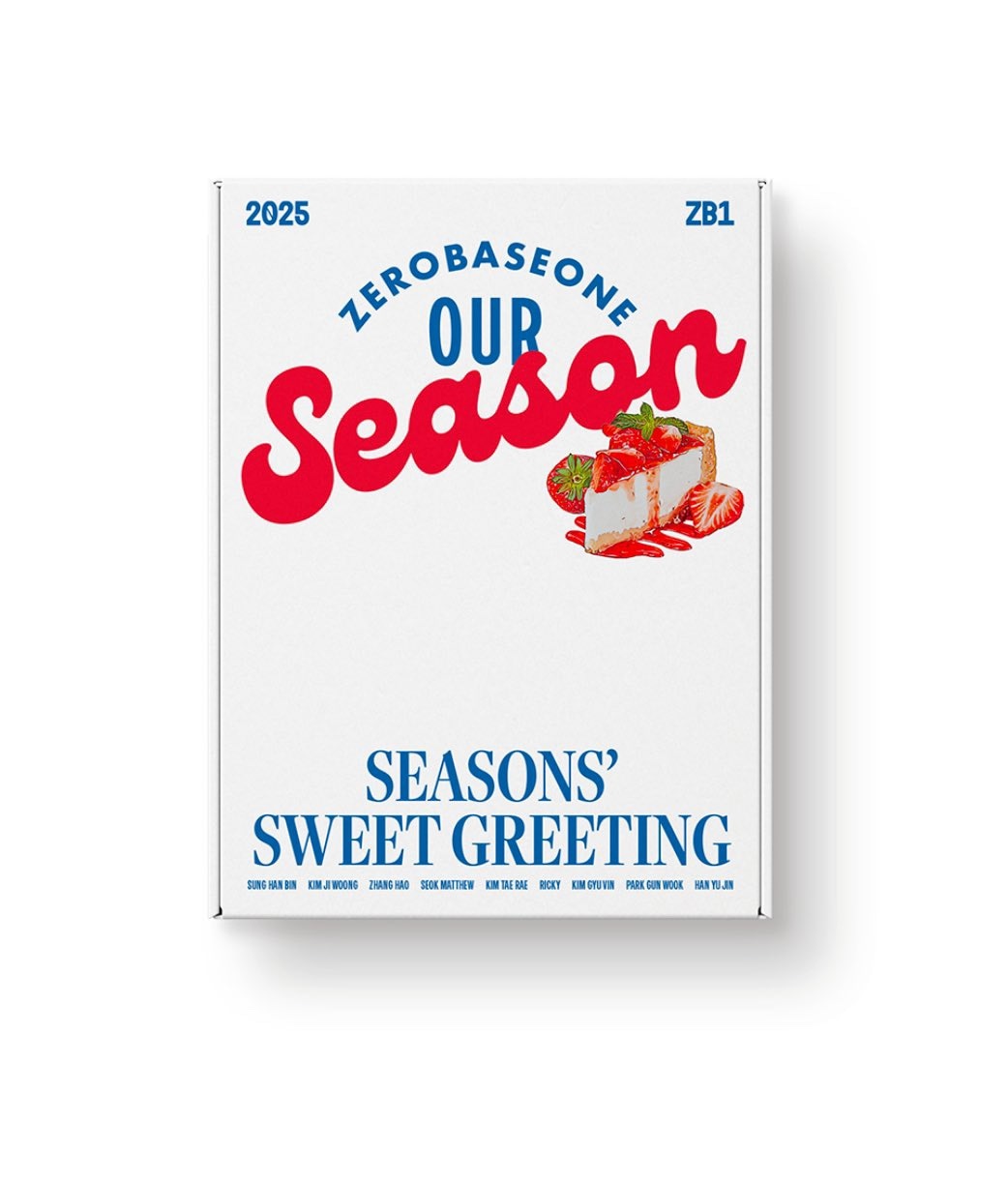 [ZEROBASEONE] Alardin Apple Music 2025 SEASONS GREETING - OUR Season ZB1 シーグリ + 特典 トレカ