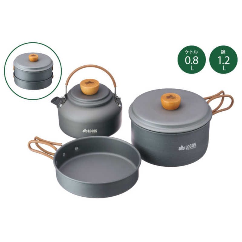 ロゴス　アウトドア用品LOGOS クッカー＆ケトルセット　81210212 7,392円