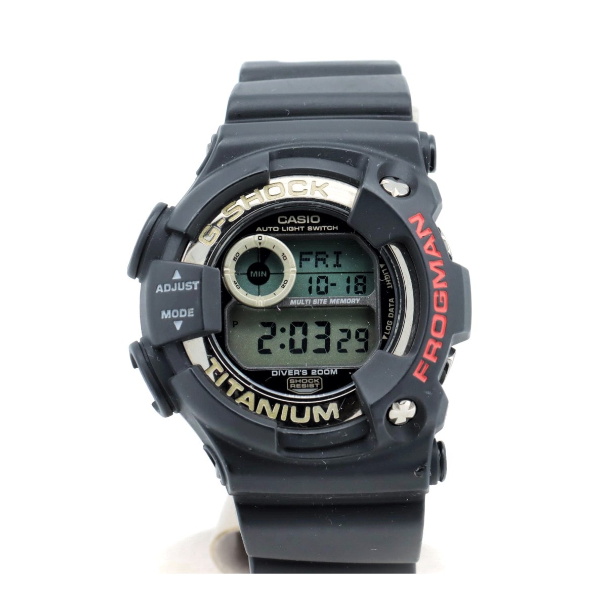 フロッグマン G-SHOCK DW-9900 メンズ 腕時計 ソーラー デジタル FROGMAN ジーショック 質屋出品