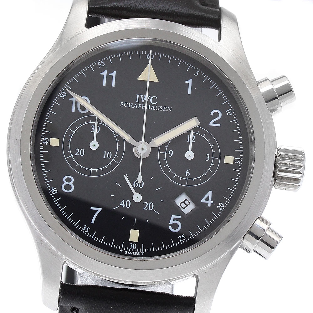 IWC IWC SCHAFFHAUSEN IW374101 フリーガー クロノグラフ クォーツ メンズ _892110【中古】