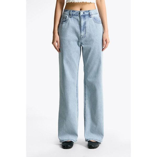 女性ルーズストレートライトデニムパンツ T32F0NEW16TWL1 TOMMY JEANS