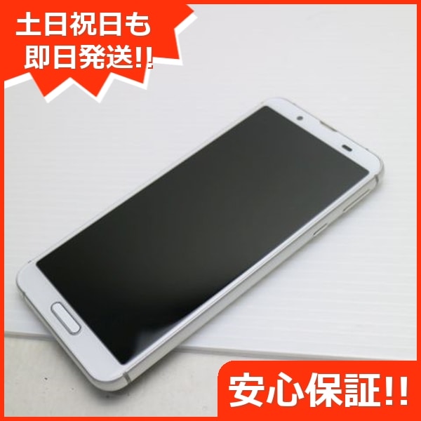 超美品 SH-02M シルバーホワイト スマホ 198