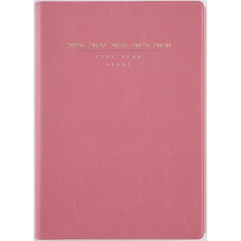 （まとめ買い）高橋書店 2026年版1月始まり No.483 5年卓上日誌 A5判 ピンク [x3]