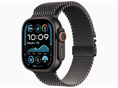 他サイト： Apple Watch Ultra 2 GPS+Cellularモデル 49mm MX4P3J/A [ブラック・ブラックオーシャンバンド]の商品画像