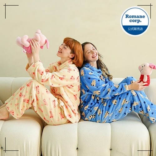 DONATDONAT パジャマ Lサイズ かわいい 寝巻 韓国人気